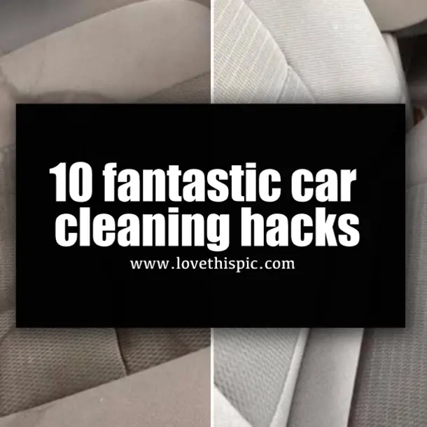 Car Cleaning Hacks